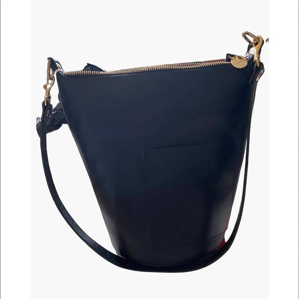 CLARE V. - Black Jeanne Bucket Bag
